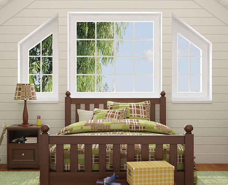 Architectural shape vinyl replacement windows - best replacement windows